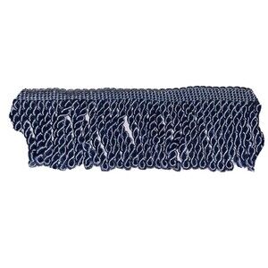 Conso Knitted Bullion Fringe 3" Fabric Trim M53 Navy 12 Yards